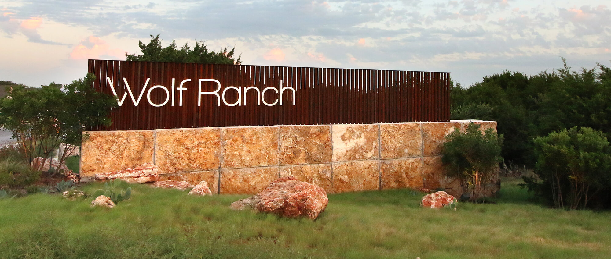 Wolf Ranch Entrance 