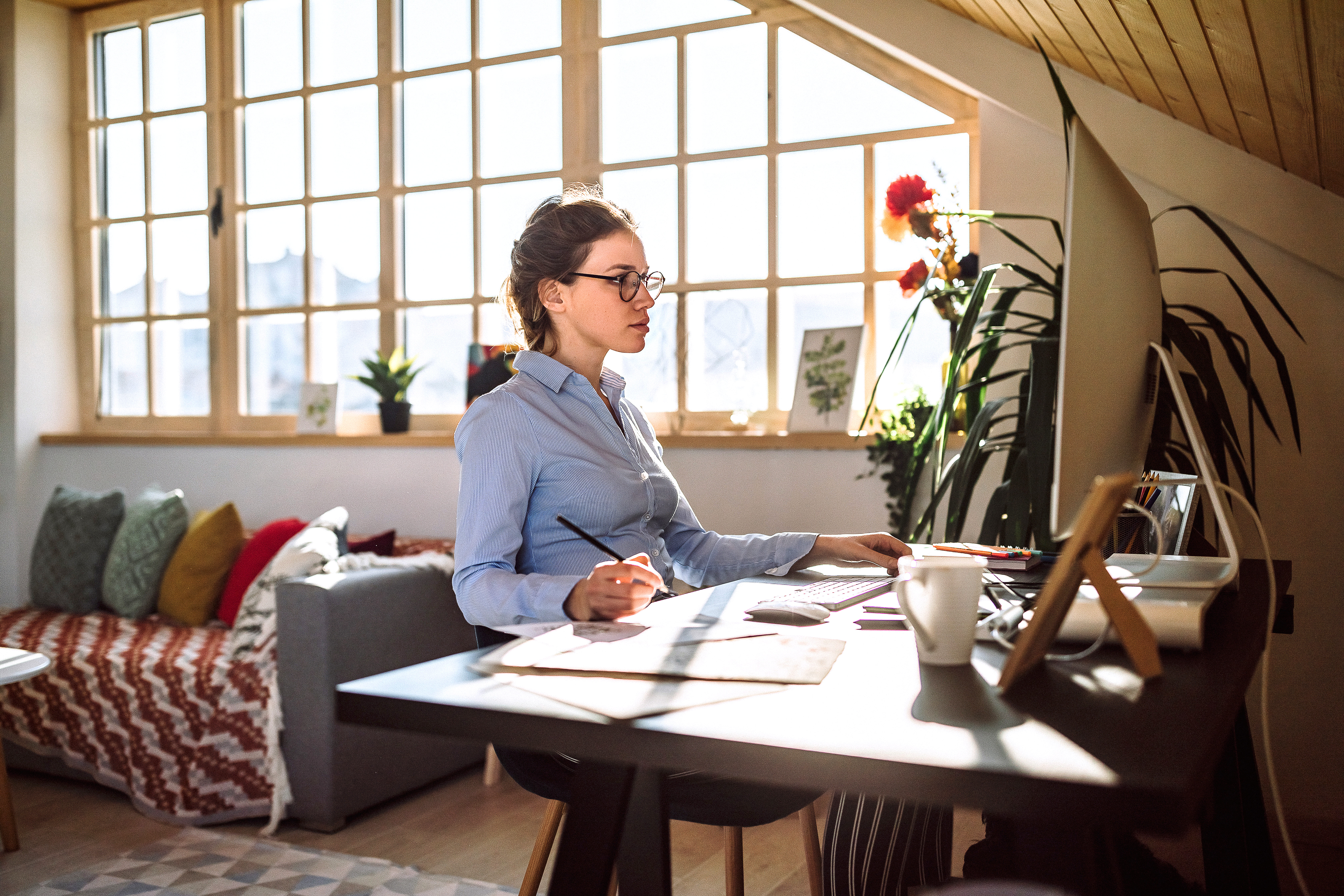 Tips to make your home office more productive