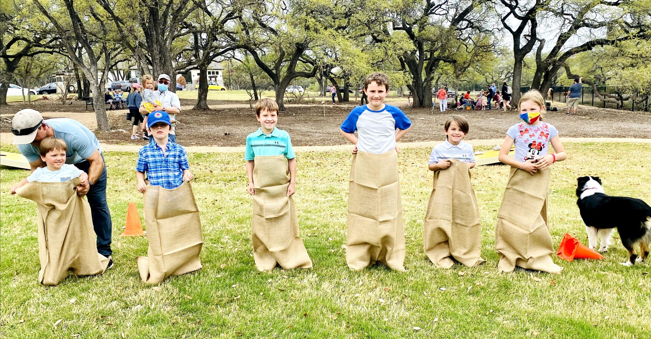 wolf ranch sack race