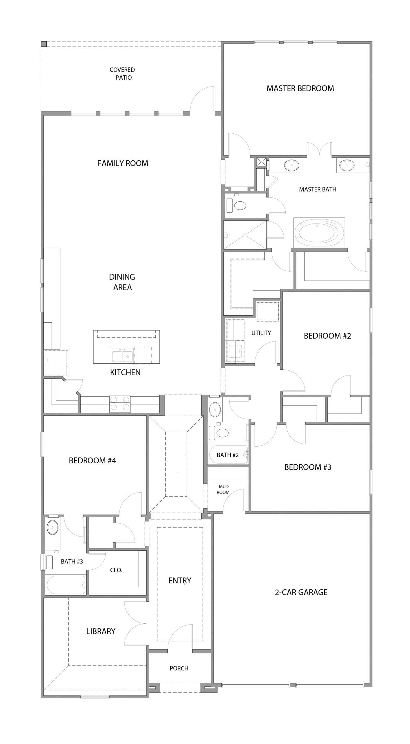 Perry Homes 2504s Floor Plan